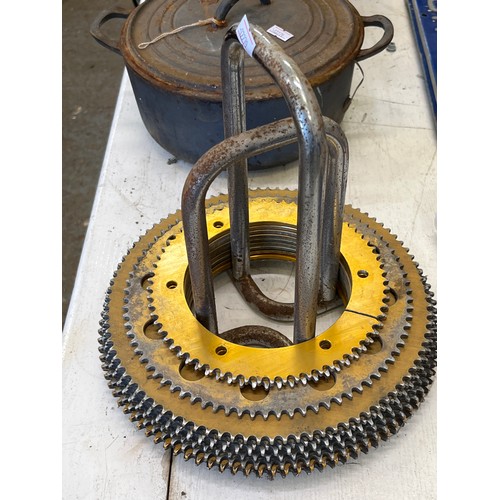 240 - Go Kart rear sprocket and carrier (quanity 9)