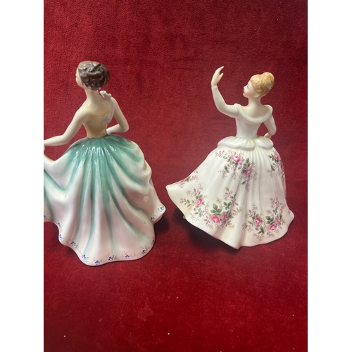 4 - Royal Doulton Figure’Cynthia’HN2440 and Shirley HN2702