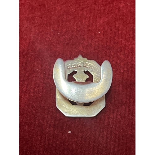 8 - Rare silver Boy scouts ‘Thanks’lapel  badge