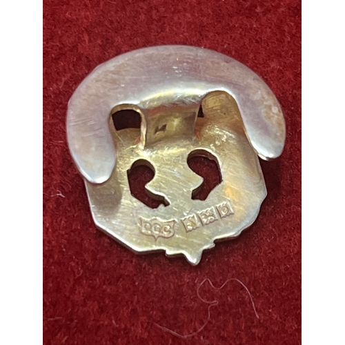 8 - Rare silver Boy scouts ‘Thanks’lapel  badge