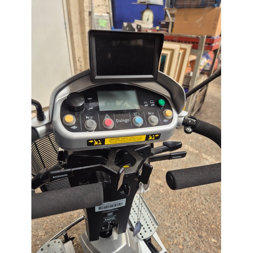 60 - Quingo Vitess mobility scooter, full working order with keys, battery and charger plus rain cover an... 