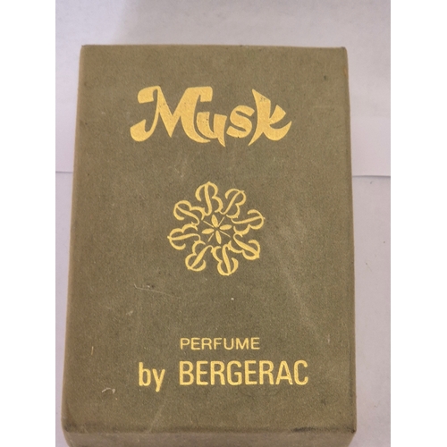19 - Bottle of vintage Musk perfume by Bergerac in original box