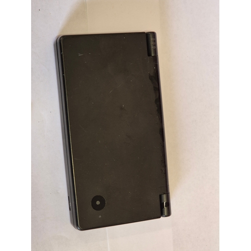 27 - Black Nintendo DS handheld console with Mahjong 300 game card