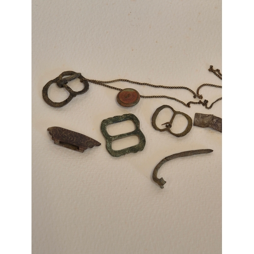 33 - Small bag of metal detecting finds