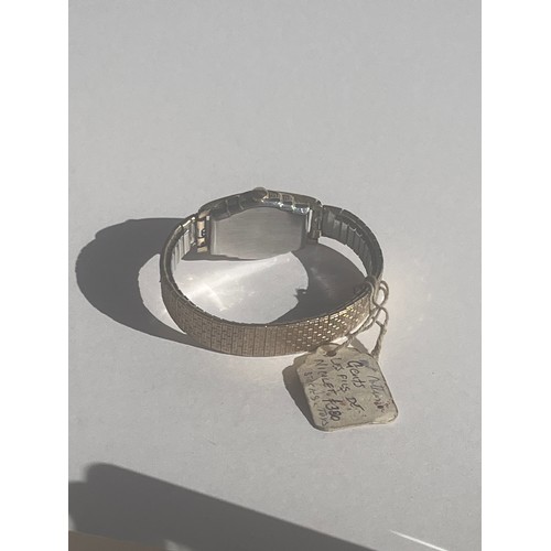 21 - Gold filled Art Deco gents watch, working order when lotted