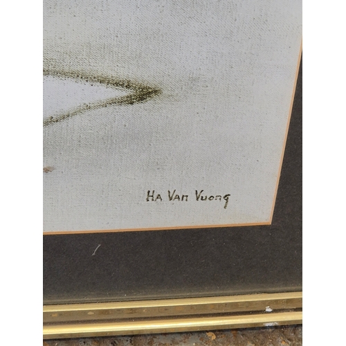 48 - Framed vintage print titled 