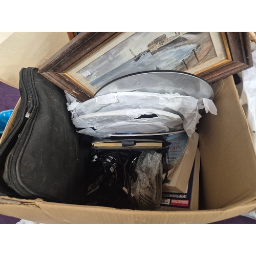 182 - Very large mixed lot to include lightbulbs, china, cushions, pictures, mirrors (enough to fill a sma... 