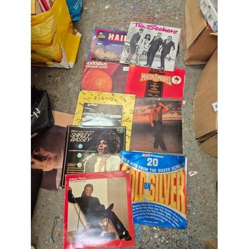 254 - Bag of LP records