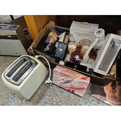 255 - Mixed box of household and collectables