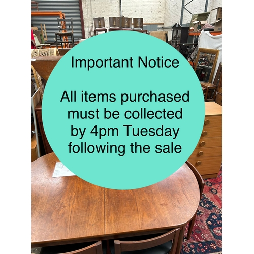 297A - Please note we have extended our period for collecting purchased items from Monday 4pm to Tuesday 4p... 
