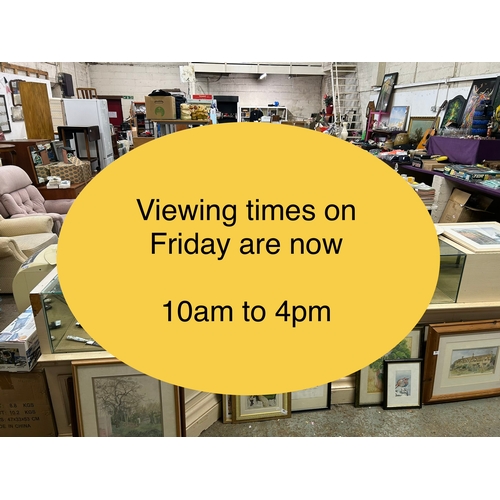 310A - Please note our viewing times on Fridays have now changed to 10am to 4pm