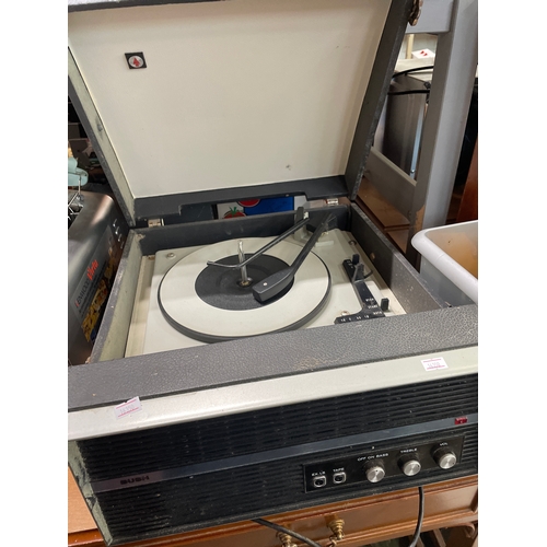 Tlvintage 1960s Bush RP60 portable record player, in a black ...