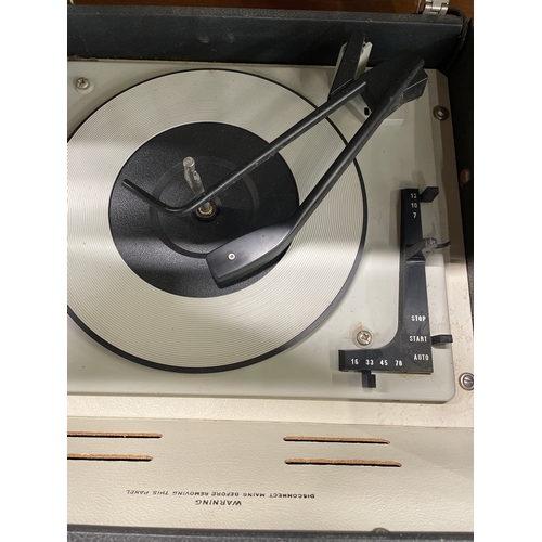 Tlvintage 1960s Bush RP60 portable record player, in a black ...