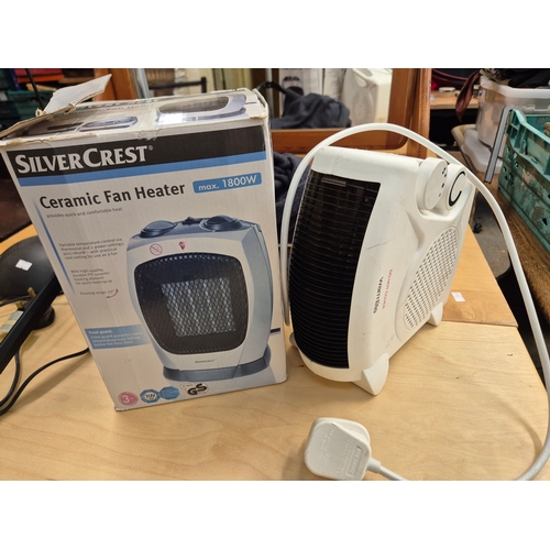 445 - Ceramic fan heater and warming heater, both work as cold air fans