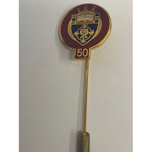 47 - Ealing Music Festival Medallion 1929, a  vintage 1960s I.E.E. stick pin features the 
