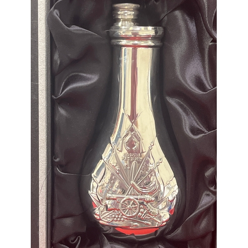 60 - Cornish Pewter James Dixon & Sons Ltd drinking flask/powder flask new in box