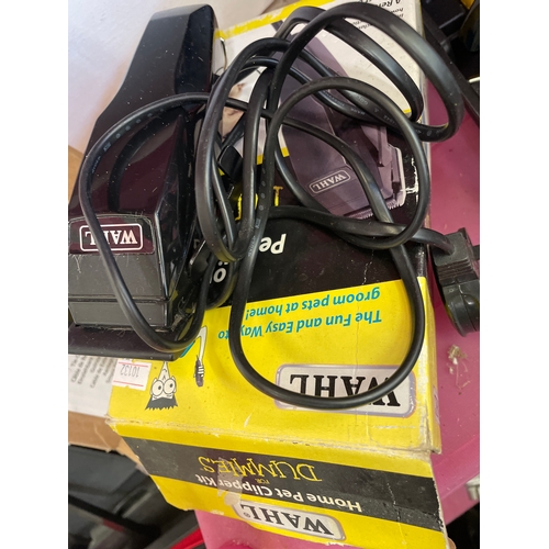 173 - Tie-out cable for dogs & pet clipper kit.