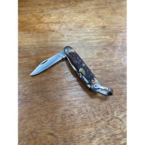 67 - WWII-era mountain/ski troopers' pocket knife manufactured by the Ulster Knife Company,&nbsp; issued ... 