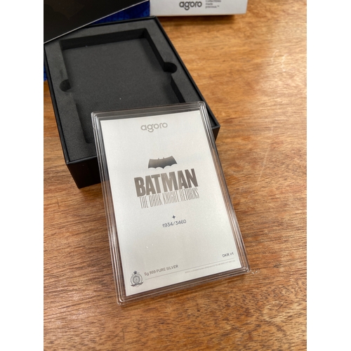 24 - Agoro x Batman: The Dark Knight Returns 40th anniversary release Precious metal collectible - Tier 1... 