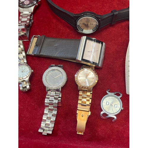 11 - 10 mixed ladies watches to include next and D&G&nbsp;