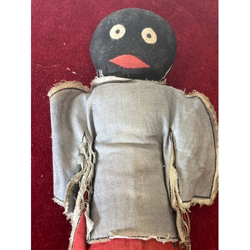 60 - 1940’s handmade cotton Golly doll. Vendor states it was brought back from Snellville (Georgia) 1943 ... 