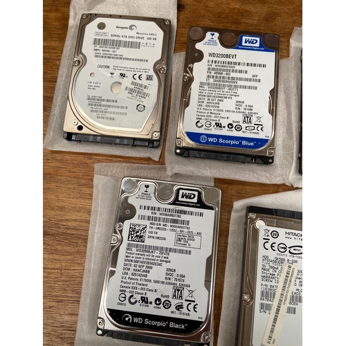 40 - Five 2.5&rdquo; 320GB HDD drives. WORKING including Seagate, WD, Fujitsu and Hitachi.