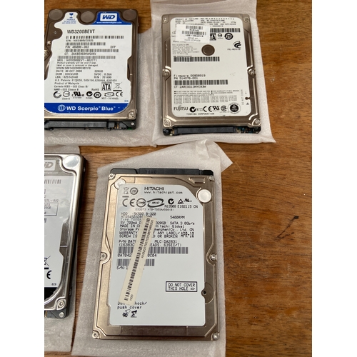 40 - Five 2.5&rdquo; 320GB HDD drives. WORKING including Seagate, WD, Fujitsu and Hitachi.
