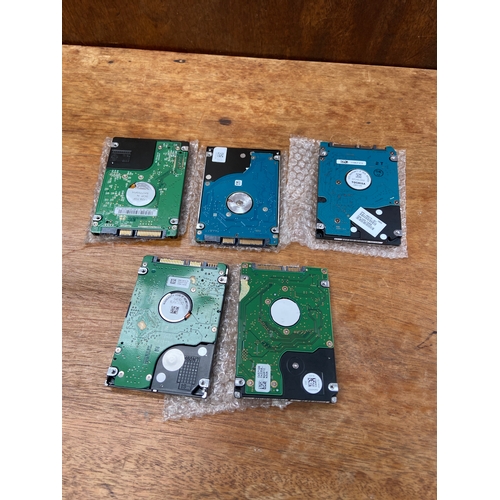 41 - Five 2.5&rdquo; 320GB HDD drives. WORKING including Seagate, WD, Hitachi, Toshiba and Samsung.