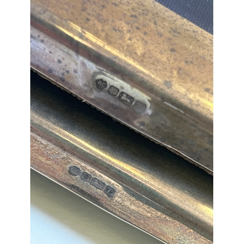 18 - Good pair of sterling silver photograph frames, Sheffield 1993, 22cm x 18cm&nbsp;