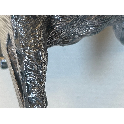 24 - Sterling silver fox figure. 63 grams&nbsp;