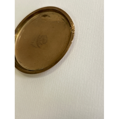 47B - Vintage gold filled Waltham pocket watch, the gilt face with subsidiary seconds dial, the movement e... 