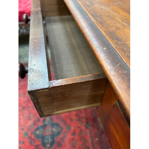 Victorian mahogany side table or writing table of small proportions ...