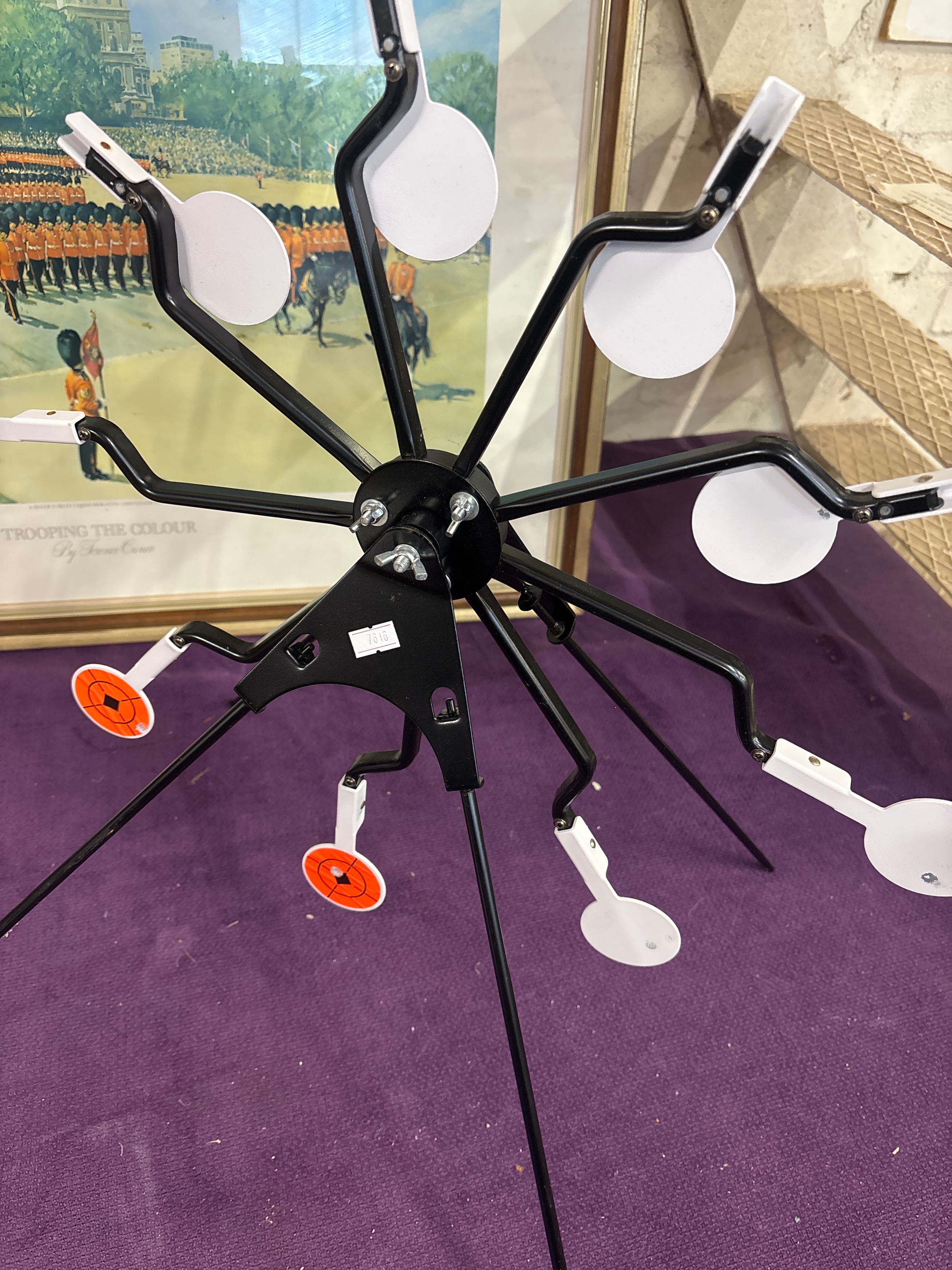 9-arm rotating Ferris wheel shooting/pellet target, for air rifle, air ...