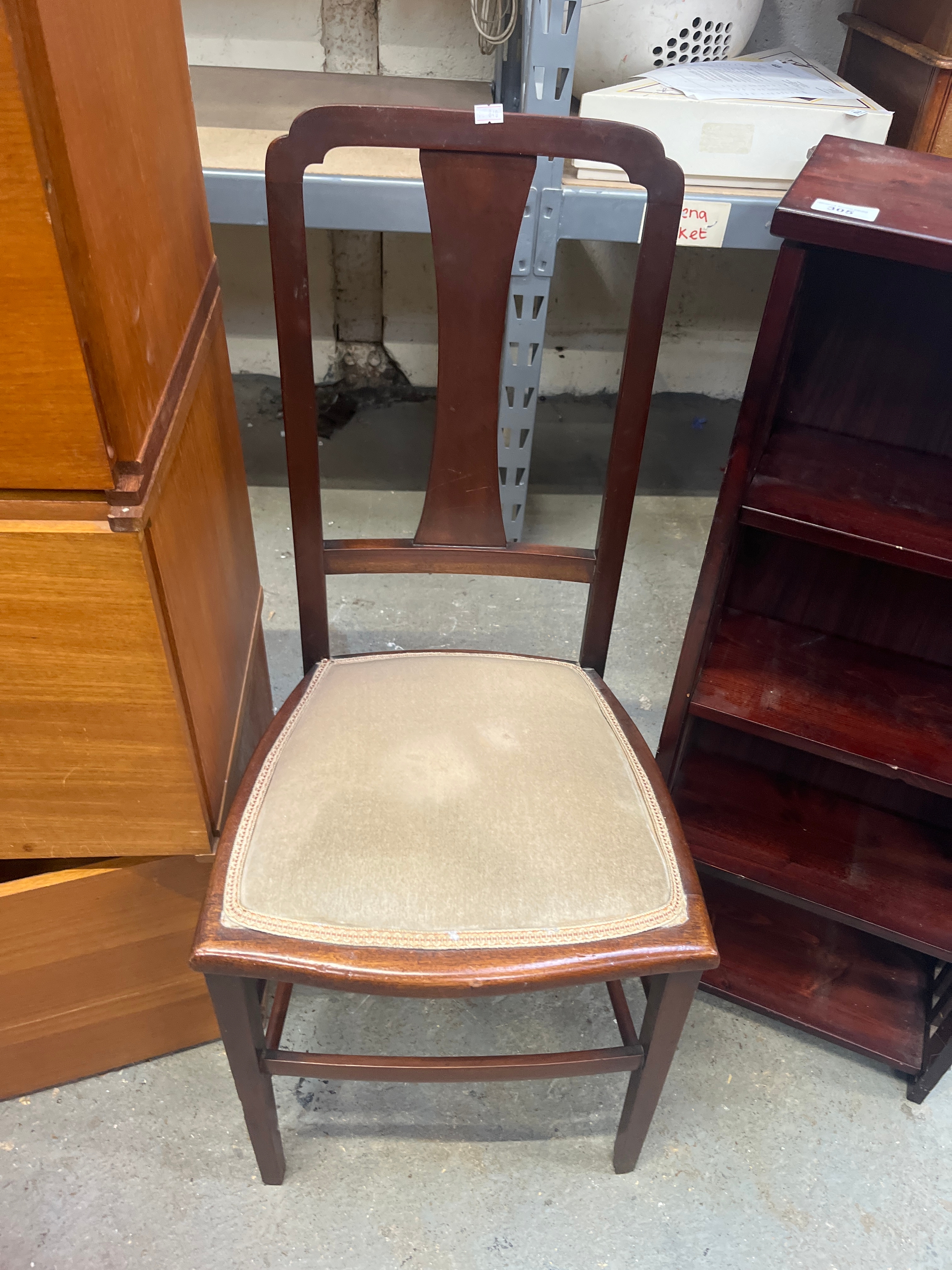 Single Edwardian style chair
