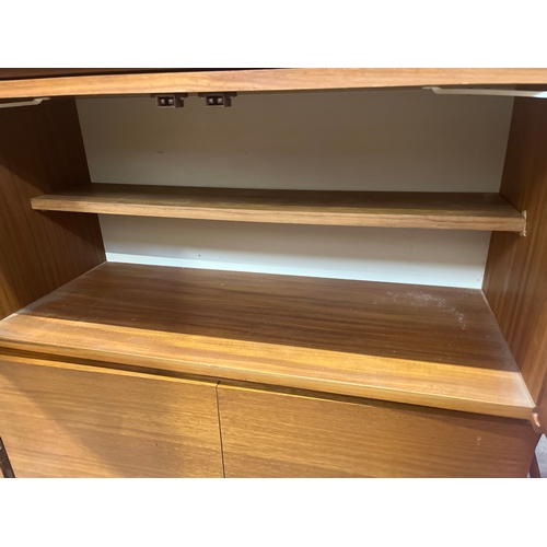 Beaver & Tapley , 8 various teak veneered modular base and wall units ...