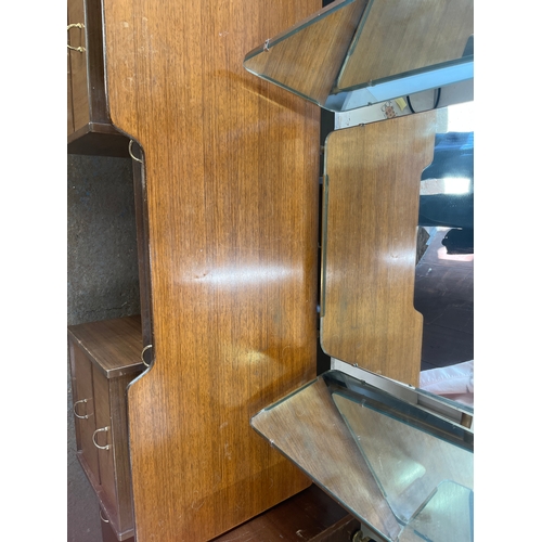 mid-century modern G Plan Librenza tola wood dressing table featuring a ...