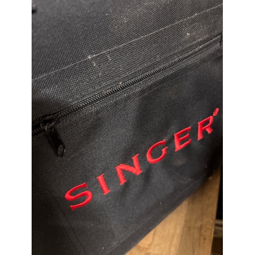 Large strong SINGER Sewing bag containing Pink John Lewis Sewing ...