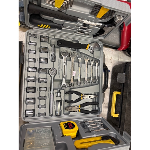 portable mechanic and home repair tool set, appears complete.