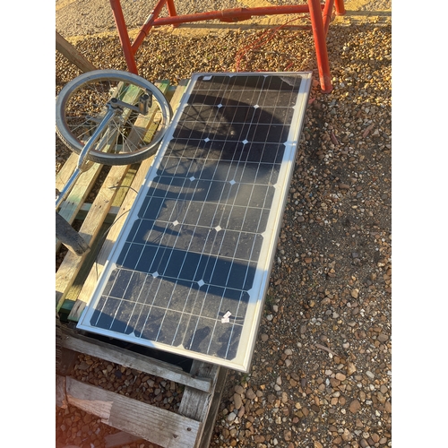 a small monocrystalline solar panel