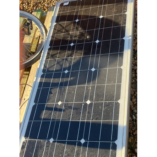 a small monocrystalline solar panel