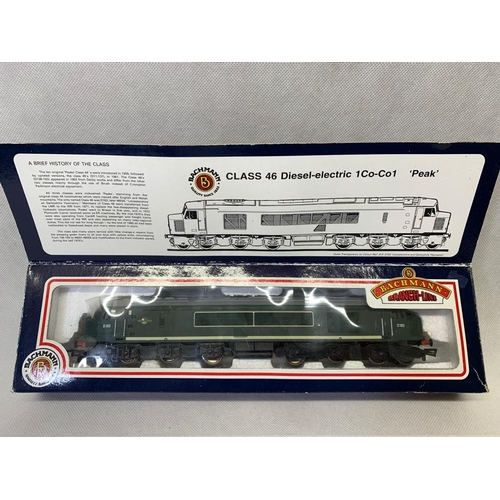 74 - Bachman 00, class 46 diesel electric Co-Co, no D193, boxed, in BR Green