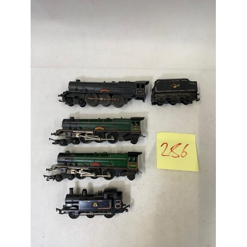 221 - TRIANG LMS 46201 Princess Elizabeth missing tender, TRIANG LMS 3F JINTY 47606, TRIANG LMS 46205 Prin... 