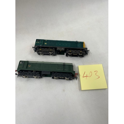 13 - Hornby Dublo L30 class 20 BR Blue & BR Green 
 Condition 4 
 Photo 403