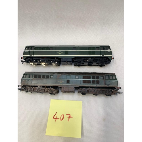 17 - LIMA class 31 BR green, 1 weathered and 1 mint 
 Condition 1 
 Photo 407