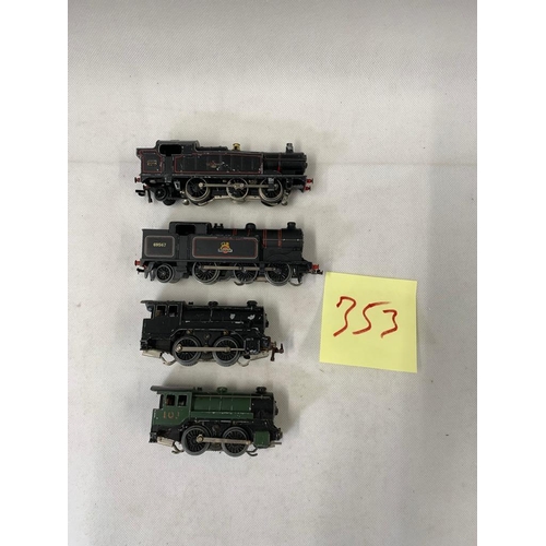 376 - TRIX GW R56xx 6664 BR black, HORNBY Dublo LNER N2 69567 BRBlack, TRIX 0-4-0 Steam loco unnumbered BR... 