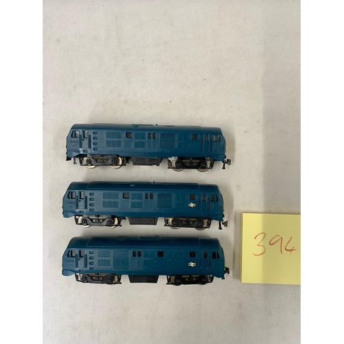 4 - Jouef D6100 BR blue x 3 
 Condition 3 
 Photo 394