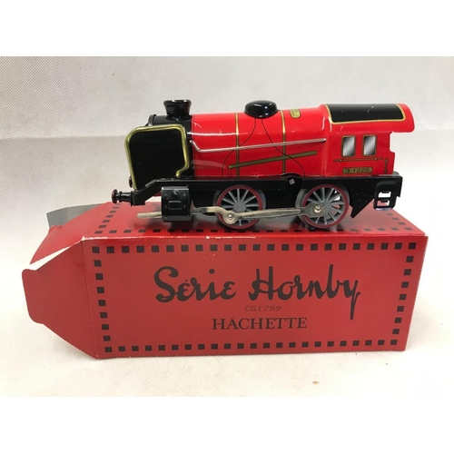 409 - Hornby 0 Gauge clockwork 4 wheel loco, Fabrique Pour Hachette, no tender 
 Condition 1 
 528