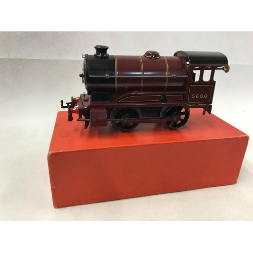 441 - Hornby 0 Gauge clockwork 4 wheel loco no.51, LMS maroon Livery, postwar model 
 Condition 2 
 526