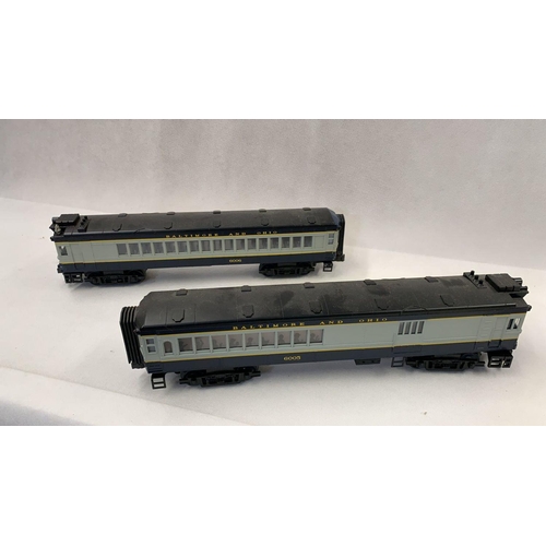 283 - MTH 2 x Baltimore & Ohio 30-6920 0 Gauge Power Car & Dummy Car Diesel Set 
 Condition 5 
  
 856