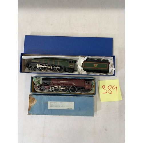 353 - Hornby Dublo LNER A4 60016 Silver King BR Green + Tender. Hornby Dublo Duchess of Atholl Maroon 
 Pl... 